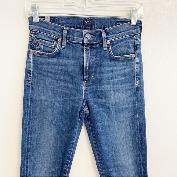 COH Citizens of Humanity Rocket Crop High Rise Skinny Jeans Size 25 released hem - Picture 7 of 14